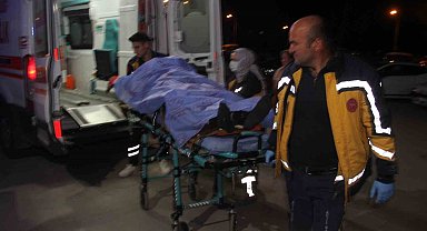 Konya'da ineğin teptiği şahıs hastanelik oldu