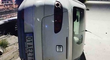 Konya'da otomobil devrildi: 1 yaralı