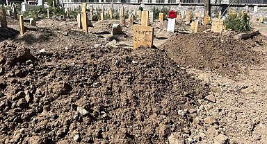 Konya'da yangında hayatını kaybeden çocuklara veda