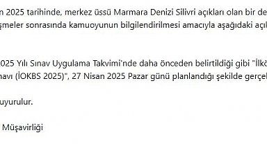 MEB açıkladı: İOKBS 2025 planlanan tarihte gerçekleşecek