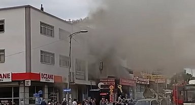 Ankara'da balıkçı dükkanında yangın