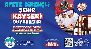 Büyükşehir Afet İşleri'nden acil durumlarda topluma müdahale eğitimi