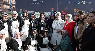 Emine Erdoğan "Anadoludakiler Kapadokya Pazarı" açılış programında konuştu