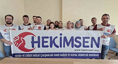 Karaman'da HEKİMSEN diş hekimlerinin sorunları için iş bıraktı