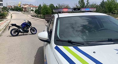 Karaman'da motosiklet kazası: 1 yaralı