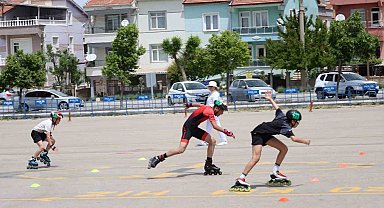 Karaman'da tekerlekli paten heyecanı başladı
