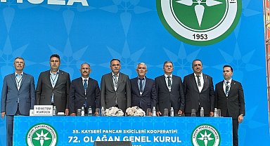 Kayseri Pancar Ekicileri Kooperatifi'nde Akay güven tazeledi