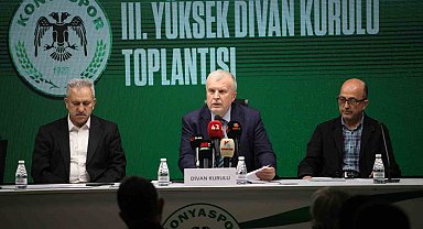 Konyaspor'da 3. Yüksek Divan Kurulu toplantısı yapıldı