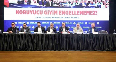 Memur-Sen Genel Başkanı Yalçın: "Beş hizmet kolumuzu ilgilendiren koruyucu giyim kazanımımız birçok kurumda verilemiyor"