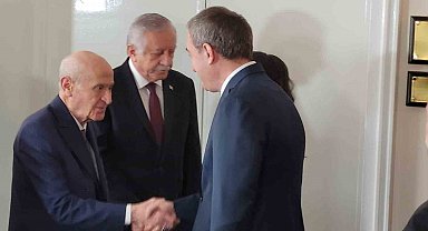 MHP Lideri Bahçeli, DEM Parti heyeti ile görüştü
