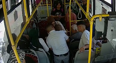 Otobüs şoförünün Heimlich manevrası bebeği hayatını kurtardı