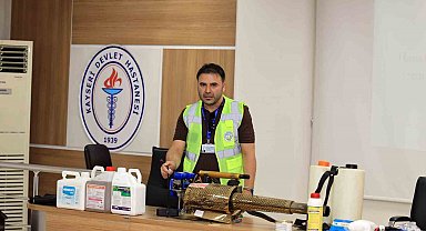 Talas Belediyesi'nden biyosidal eğitimine uzman desteği