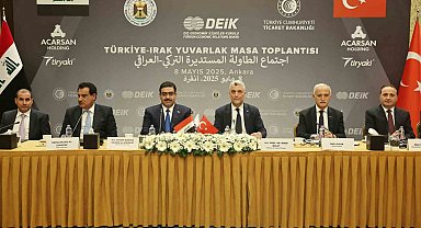 Türkiye-Irak Yuvarlak Masa Toplantısı Ankara'da gerçekleşti