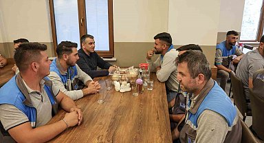 Başkan Özdoğan, bayram mesaisi yapan ekiplere teşekkür etti