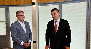 Başkan Özdoğan'dan Kaymakam Dertlioğlu'na veda ve teşekkür