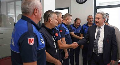 Başkan Palancıoğlu; personel ile bayramlaştı