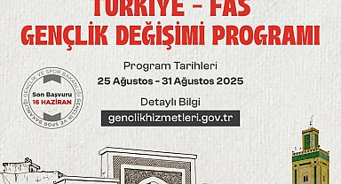 Gençlik ve Spor Bakanlığı, 'Türkiye-Fas Gençlik Değişimi Programı' başvurularının başladığını duyurdu
