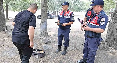 Aksaray jandarma orman yangınlarına karşı teyakkuzda