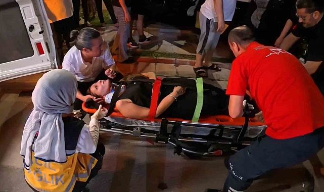 Aksaray'da 2 otomobil çarpıştı: 1 yaralı