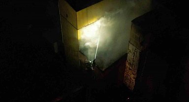 Ankara'da konveyör bant fabrikasında yangın çıktı