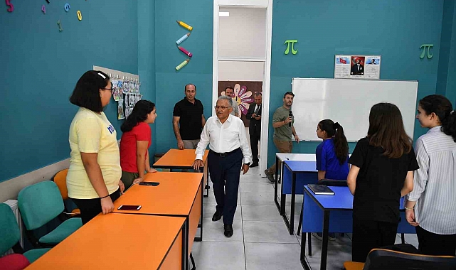 Başkan Büyükkılıç'tan yaz okulu ziyareti