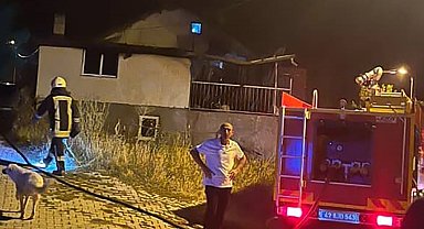Beyşehir'de ev yangını korkuttu