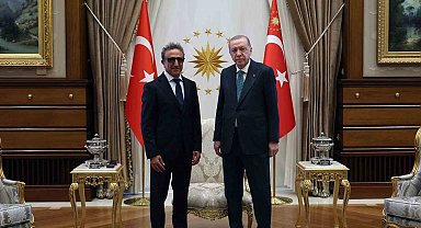 Cumhurbaşkanı Erdoğan, Hamdi Ulukaya'yı kabul etti