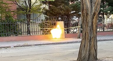 Konya'da sokakta unutulan çanta paniğe neden oldu, fünye ile patlatıldı