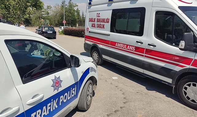 Kulu'da elektrikli bisiklet ile otomobil çarpıştı: 1 yaralı