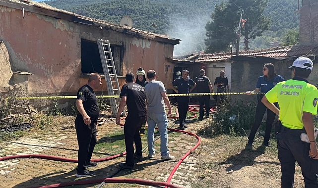 Müstakil evde çıkan yangında 1 kişi hayatını kaybetti