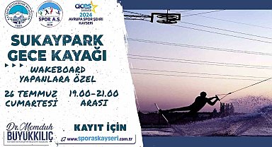 Spor A.Ş.'den yaz gecelerine renk katacak spor etkinliği: 'SUKAY'da gece kayağı'