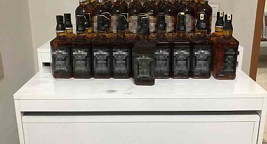 Akşehir'de kaçak içki operasyonu
