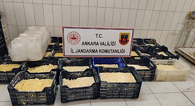 Ankara'da 12 milyon liralık güvenilir olmayan gıda ürünü ele geçirildi