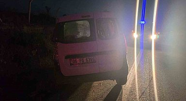 Ankara'da kontrolden çıkan araç takla attı: 3 yaralı