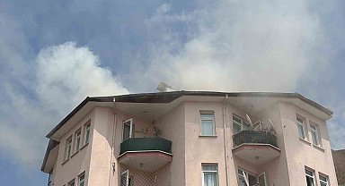 Ankara'da korkutan baca yangını