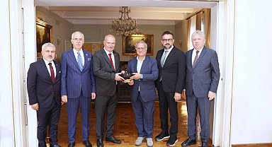 ATO Başkanı Baran'dan İtalya Büyükelçisi Marrapodi'ye ziyaret