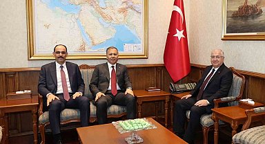 Bakan Güler, Bakan Yerlikaya ve MİT Başkanı Kalın bir araya geldi