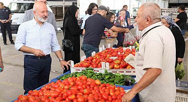 Başkan Çolakbayrakdar'a Ekolojik Pazar teşekkürü
