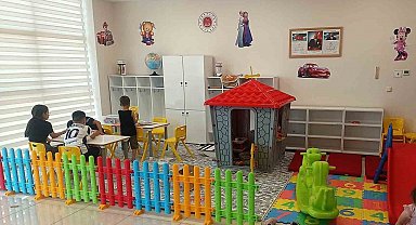 Beyşehir'de çocuklar adliye koridorları yerine oyun alanına