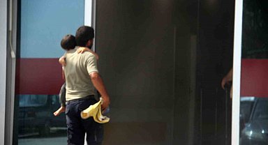 Beyşehir'de damdan düşen çocuk yaralandı