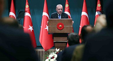 Cumhurbaşkanı Erdoğan: "Ülkemizin çeşitli ayak oyunlarıyla denklem dışına itilmesine asla müsaade etmeyeceğiz"