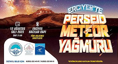 Gökyüzü tutkunları, meteor yağmuru için Erciyes'te buluşacak