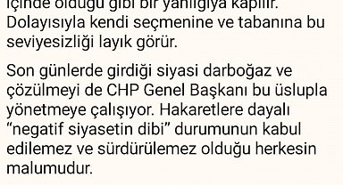 İletişim Başkanı Duran: "Hakaret dilinden Özel'in bir an önce kurtulması gerekiyor"