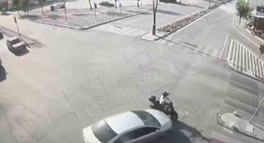 Karaman'da kavşaktaki ölümlü kaza kamerada