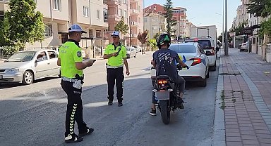 Karaman'da trafik kurallarına uymayan 401 motosiklete ceza yazıldı