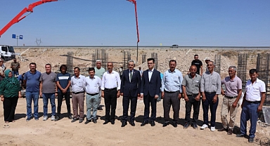 Kaymakam Bünyamin İlkay, Kongre ve Kültür Merkezi Temel Atma Törenine Katıldı