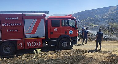 Kayseri itfaiyesinden, komşu illerdeki yangınlara destek
