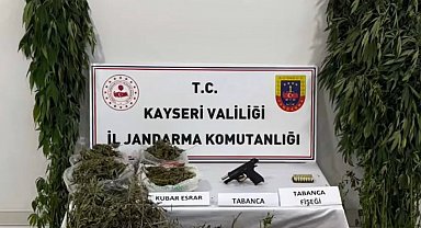 Kayseri'de 3 kilo 800 gram uyuşturucu ele geçirildi