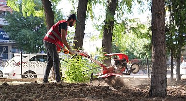 Keçiören'de park ve bahçelere estetik dokunuş