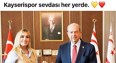 KKTC Cumhurbaşkanı Tatar'a Kayserispor forması